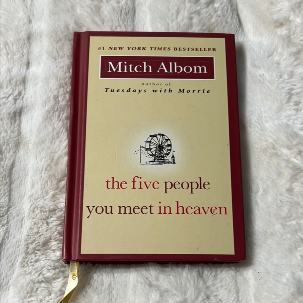 Mitch Albom Hardcover The Five People You Meet in Heaven NWT